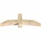 Ekena Millwork Bellingham Rough Sawn Timber Gable Bracket, Douglas Fir, 60"W x 22"H x 6"D x 6"F, 9/12 Pitch GBW060X22X0606BEL00RDF - alternate 2